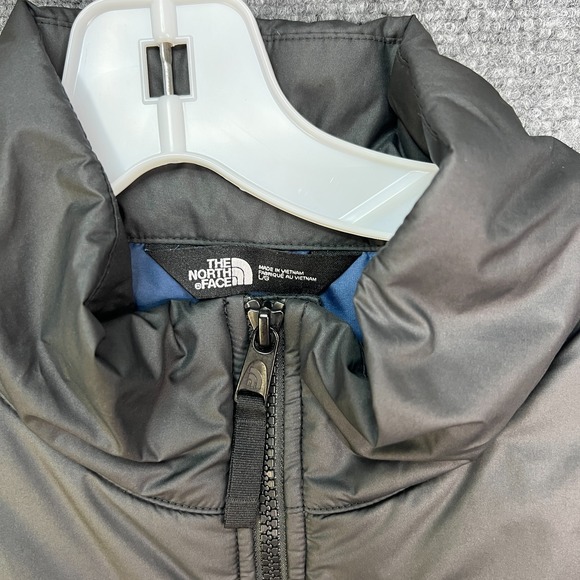 The North Face Vest Men's large Blue-Black Puffer Insulated Full Zip Outdoor - Picture 5 of 9